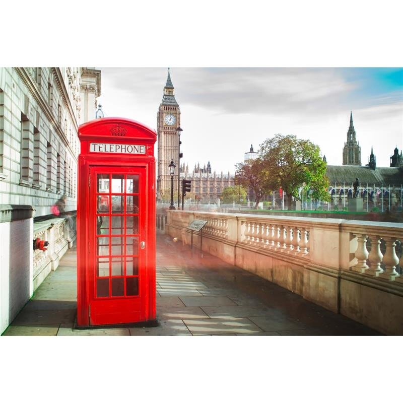 A.S. Création Leinwandbild PhoneBooth Größe 90cm x 60cm