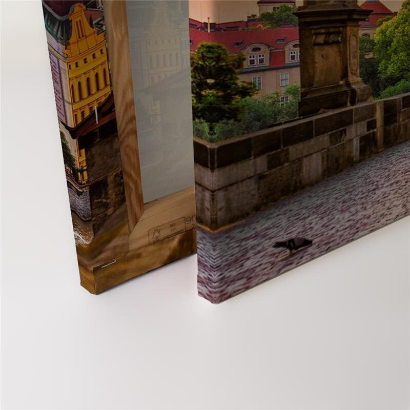 A.S. Création Leinwandbild CharlesBridge Größe 90cm x 60cm