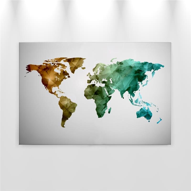 A.S. Création Leinwandbild WorldGraphic1 Größe 90cm x 60cm