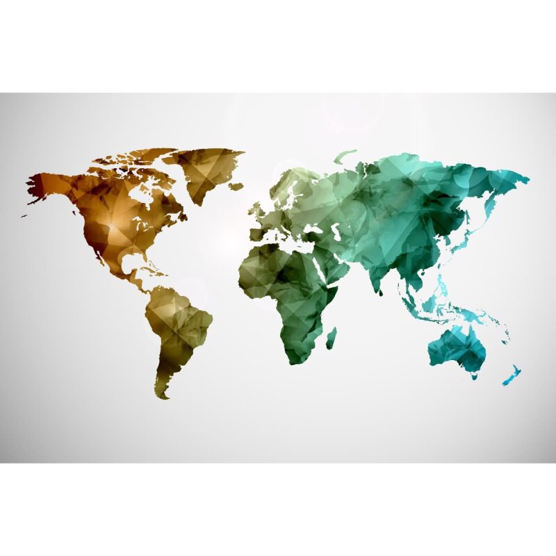 A.S. Création Leinwandbild WorldGraphic1 Größe 90cm x 60cm