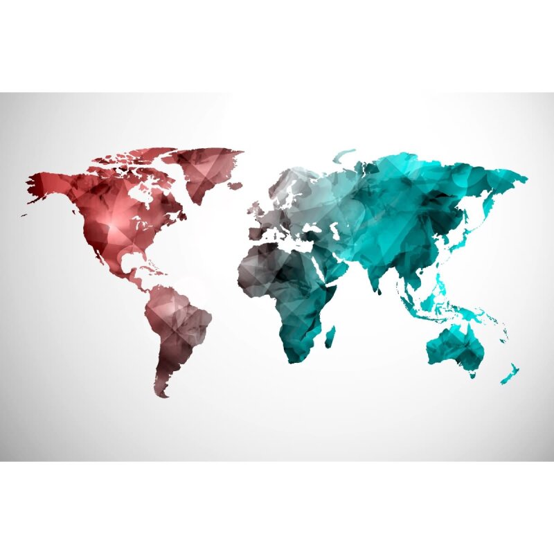 A.S. Création Leinwandbild WorldGraphic2 Größe 90cm x 60cm