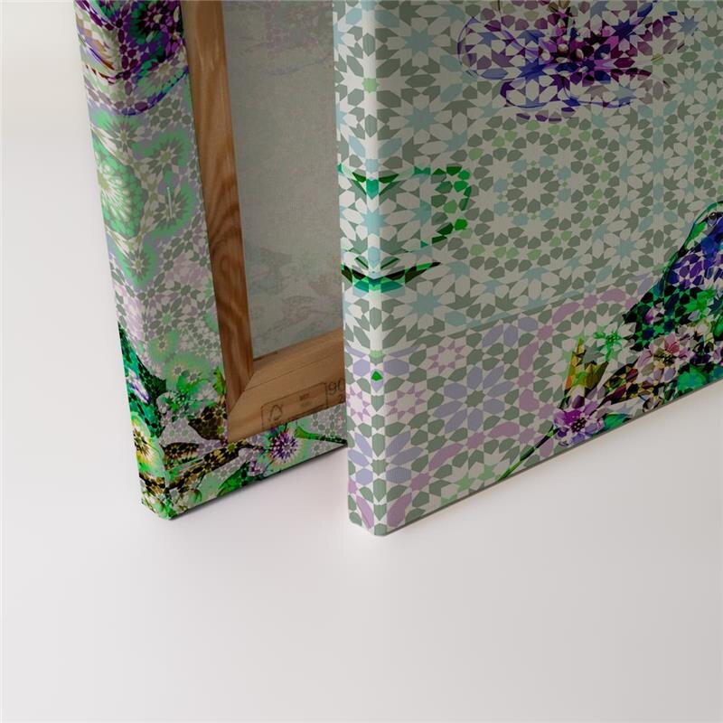 A.S. Création Leinwandbild mosaicgarden1 Größe 90cm x 60cm