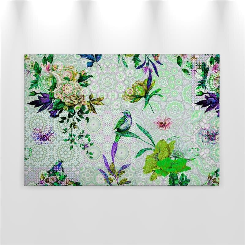 A.S. Création Leinwandbild mosaicgarden1 Größe 90cm x 60cm