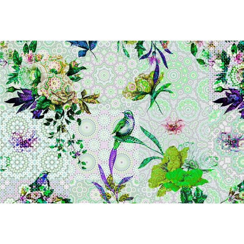 A.S. Création Leinwandbild mosaicgarden1 Größe 90cm x 60cm