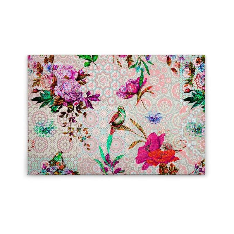 A.S. Création Leinwandbild mosaicgarden2 Größe 90cm x 60cm