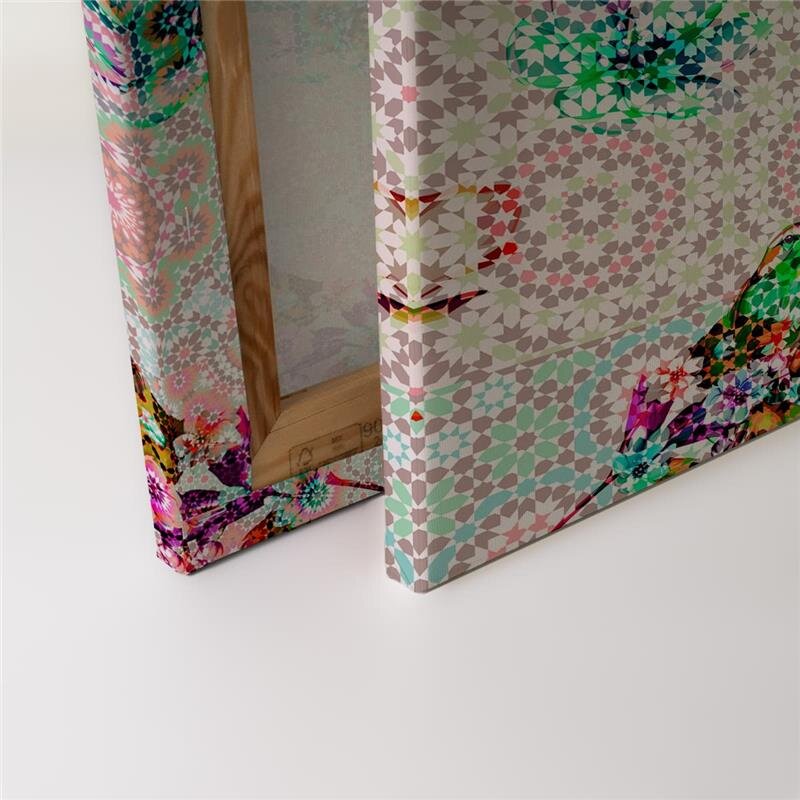 A.S. Création Leinwandbild mosaicgarden2 Größe 90cm x 60cm