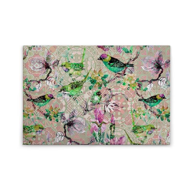 A.S. Création Leinwandbild mosaicbirds2 Größe 90cm x 60cm