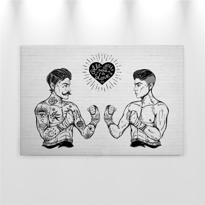 A.S. Création Leinwandbild iconic1 Größe 90cm x 60cm