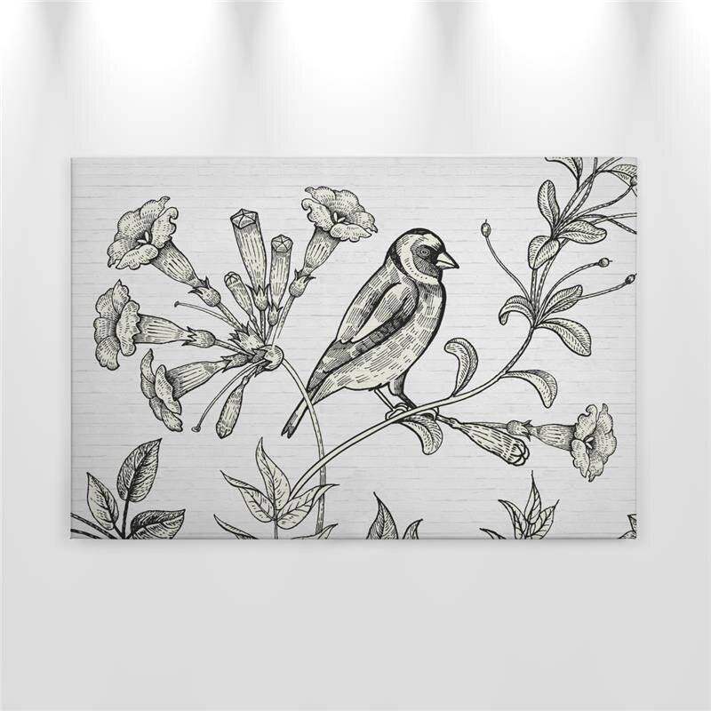 A.S. Création Leinwandbild birdy1 Größe 90cm x 60cm
