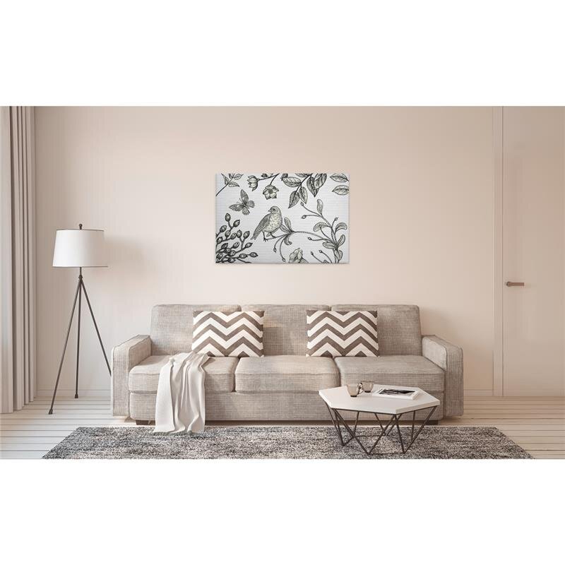 A.S. Création Leinwandbild birdy2 Größe 90cm x 60cm