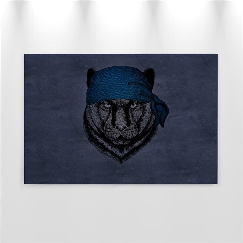 A.S. Création Leinwandbild panther1 Größe 90cm x 60cm
