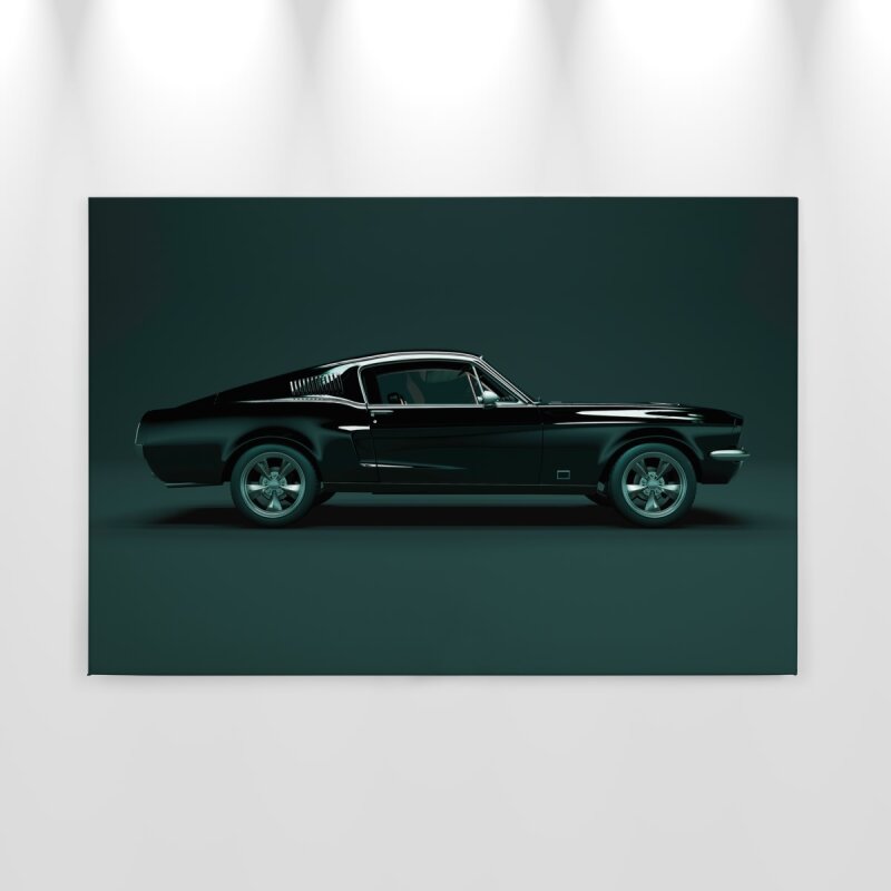 A.S. Création Leinwandbild mustang1 Größe 90cm x 60cm