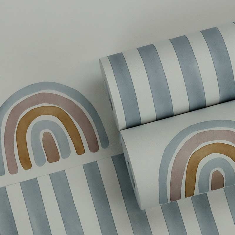 Tapete Blau, Pastellfarben, Weiß Rasch Vliestapete (1040090)