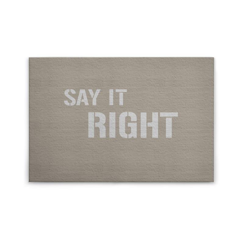 A.S. Création Leinwandbild message2 Größe 90cm x 60cm