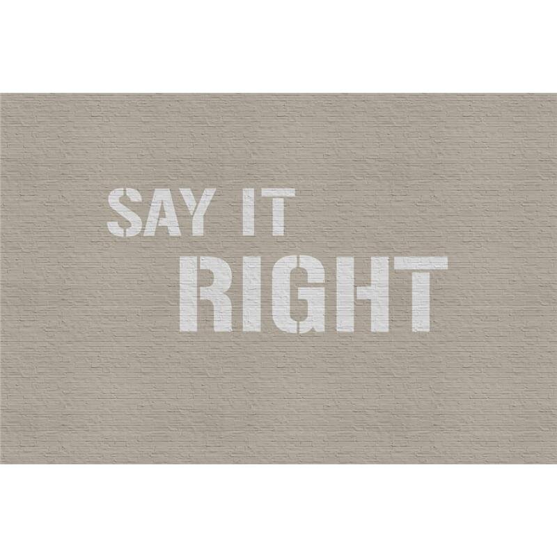 A.S. Création Leinwandbild message2 Größe 90cm x 60cm