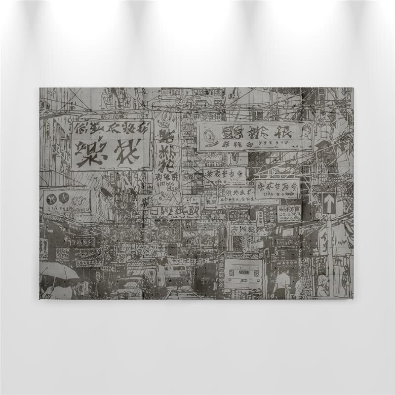 A.S. Création Leinwandbild downtown1 Größe 90cm x 60cm