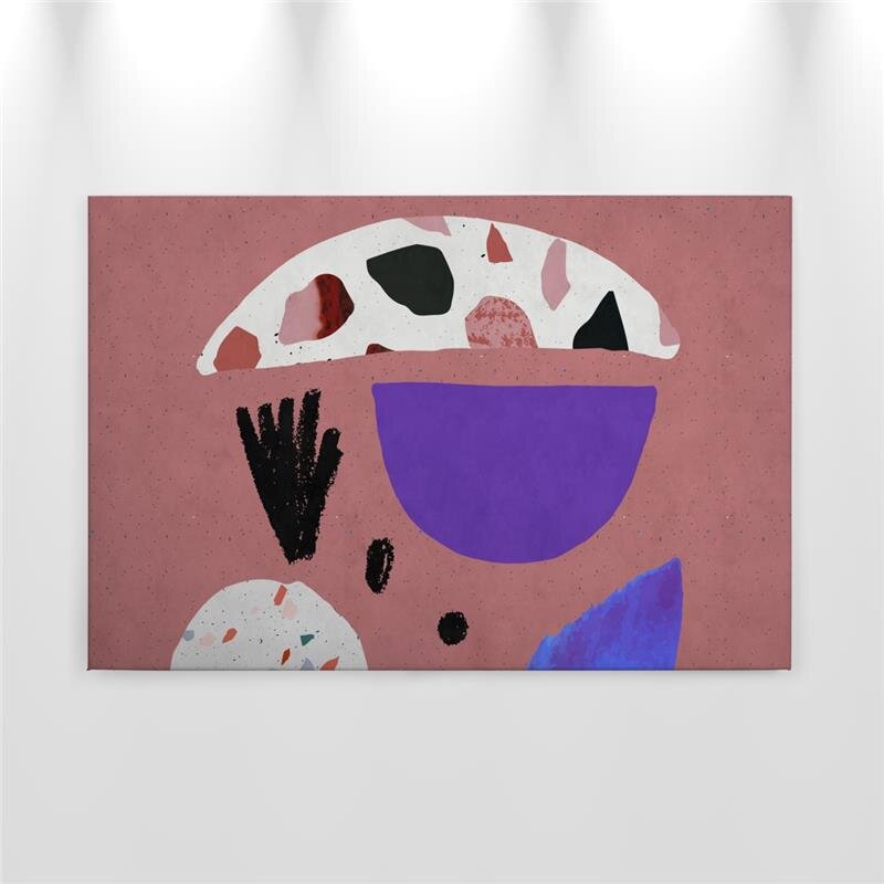 A.S. Création Leinwandbild terrazzo5 Größe 90cm x 60cm
