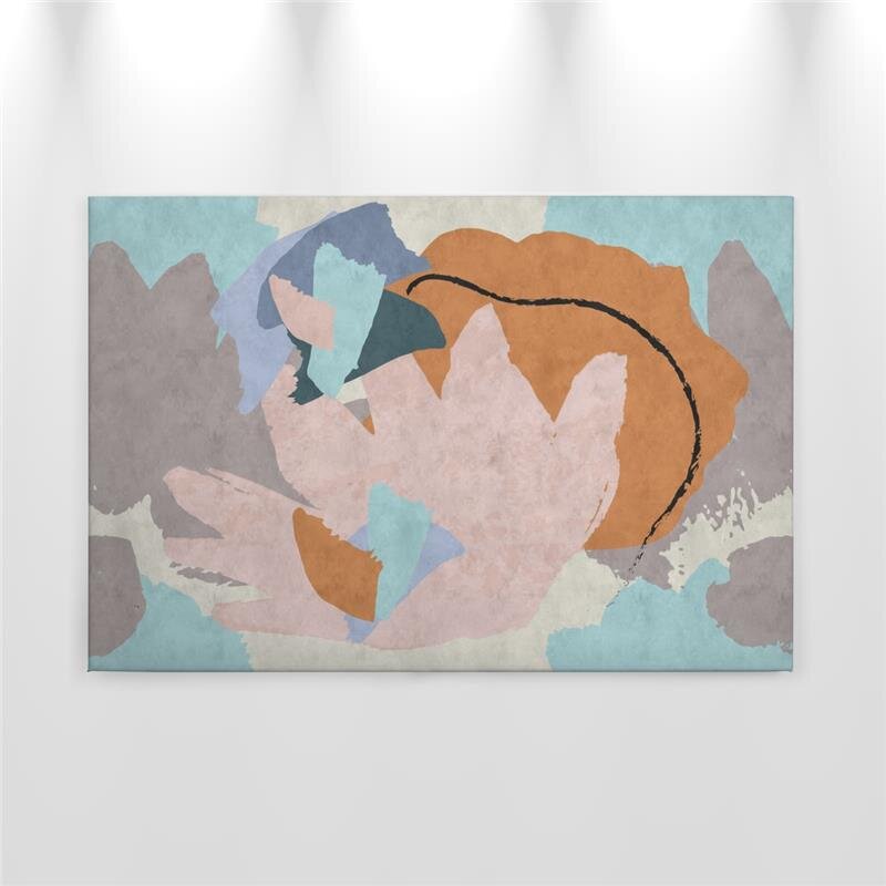 A.S. Création Leinwandbild floralcollage2 Größe 90cm x 60cm