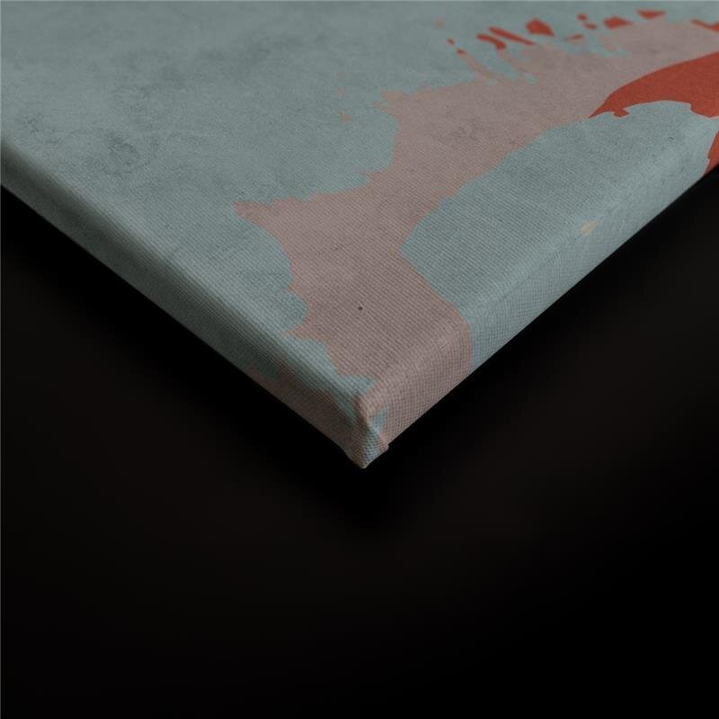 A.S. Création Leinwandbild floralcollage3 Größe 90cm x 60cm