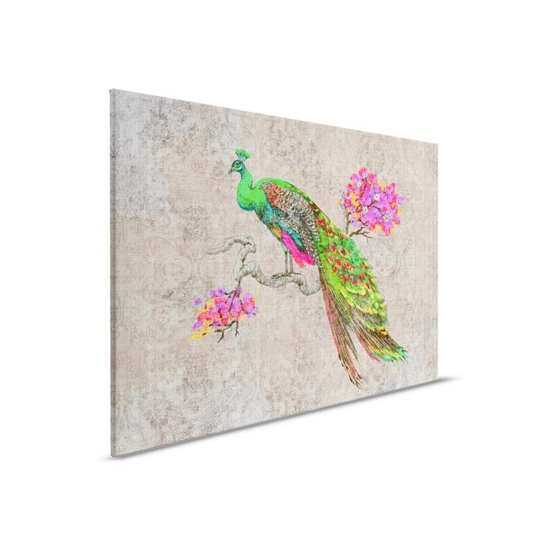 A.S. Création Leinwandbild peacock1 Größe 90cm x 60cm