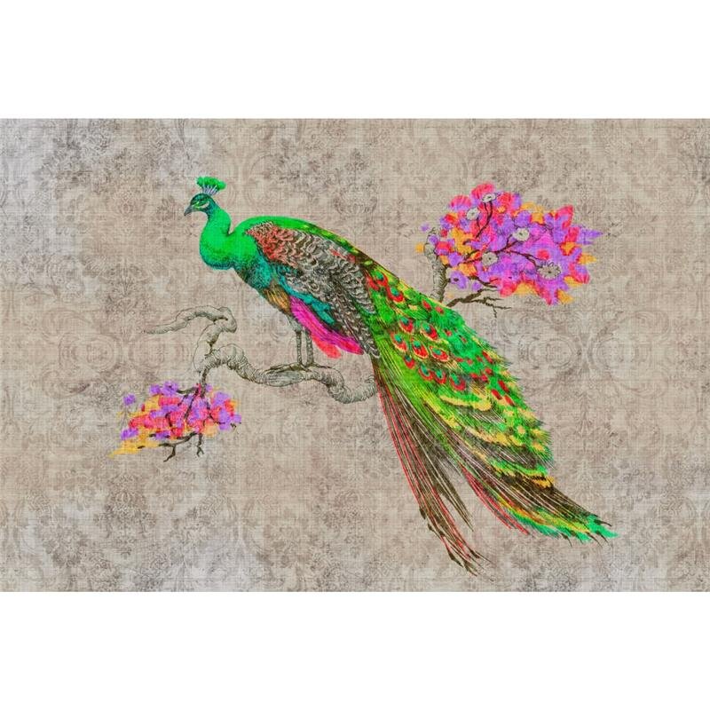 A.S. Création Leinwandbild peacock1 Größe 90cm x 60cm