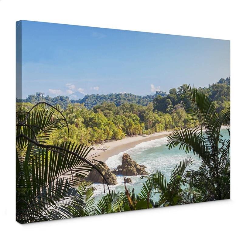 A.S. Création Leinwandbild Costa Rica Größe 70cm x 50cm