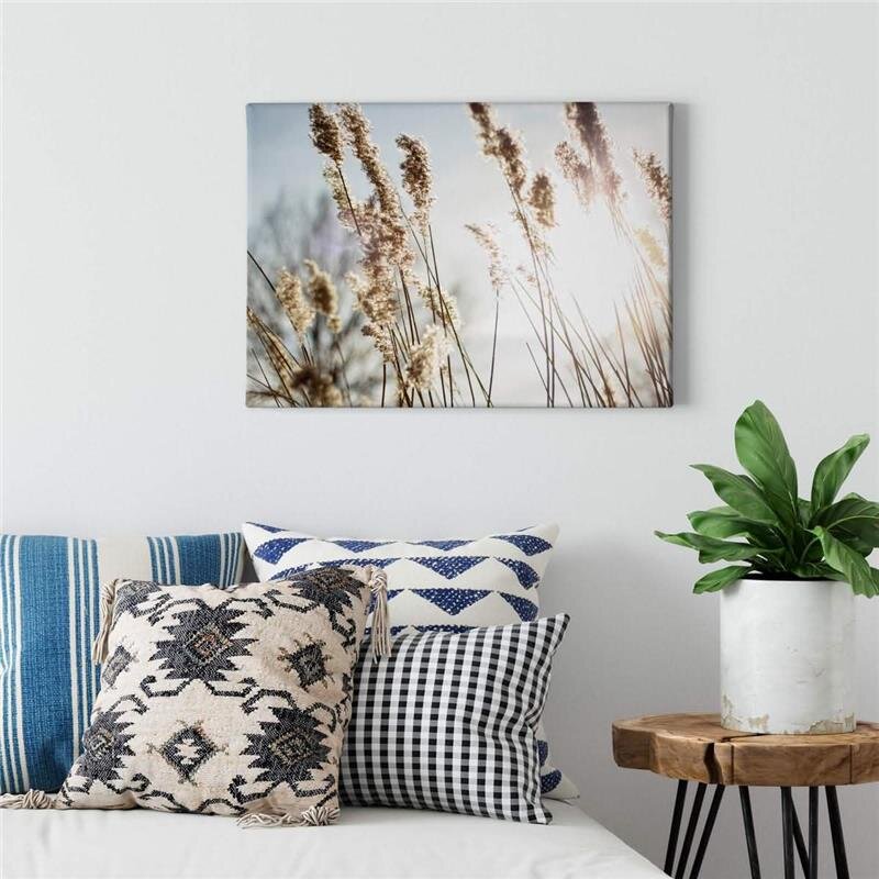 A.S. Création Leinwandbild Pampas grass Größe 70cm x 50cm