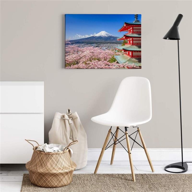 A.S. Création Leinwandbild Mount Fuji Größe 70cm x 50cm