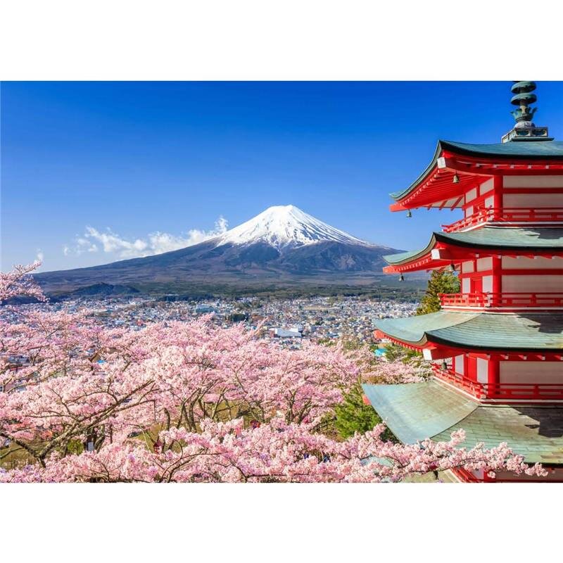 A.S. Création Leinwandbild Mount Fuji Größe 70cm x 50cm