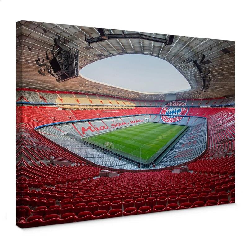 A.S. Création Leinwandbild Mia San Mia Größe 70cm x 50cm