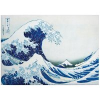 A.S. Cr&eacute;ation Leinwandbild The Great Wave...