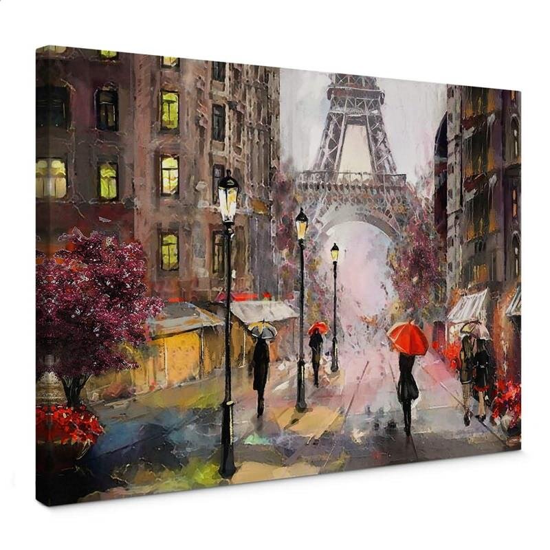 A.S. Création Leinwandbild Paris Größe 70cm x 50cm