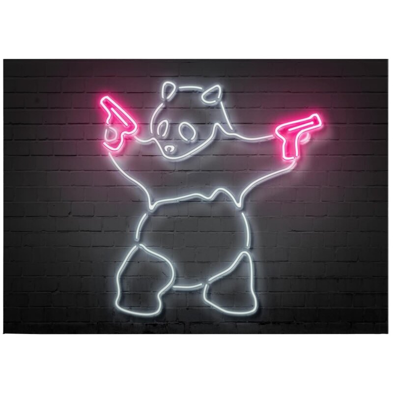 A.S. Création Leinwandbild Panda Größe 70cm x 50cm