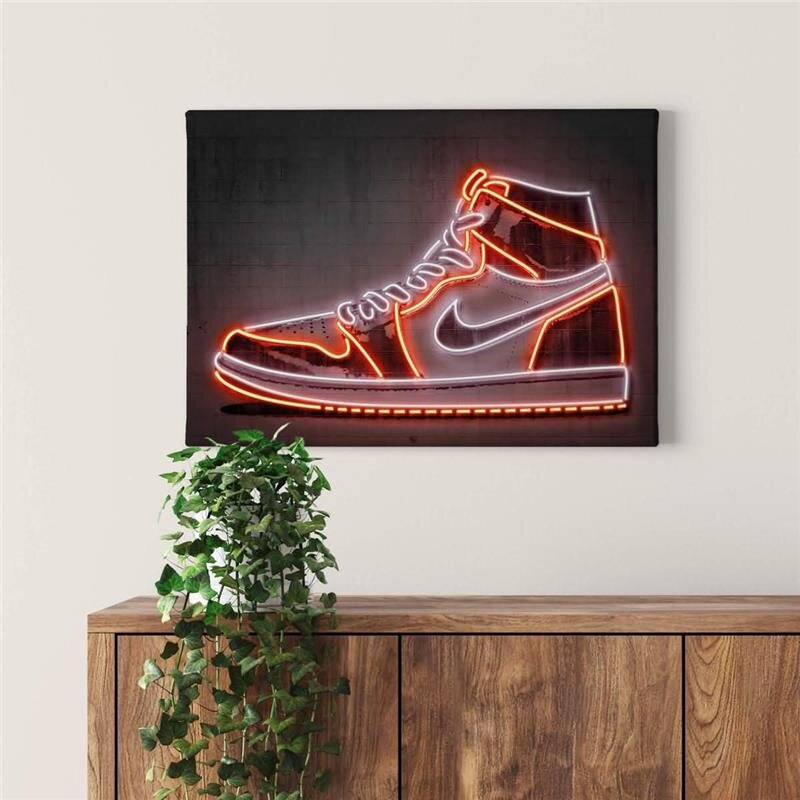 A.S. Création Leinwandbild Sneaker Größe 70cm x 50cm