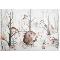 A.S. Cr&eacute;ation Leinwandbild Forest Friends...