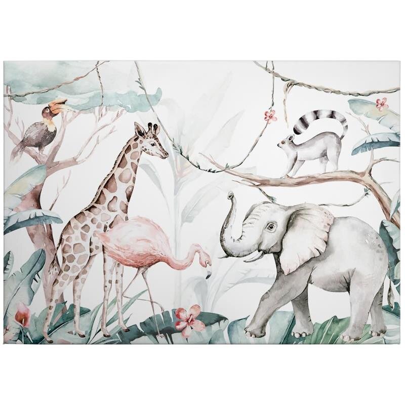 A.S. Création Leinwandbild AnimalsJungle Größe 70cm x 50cm