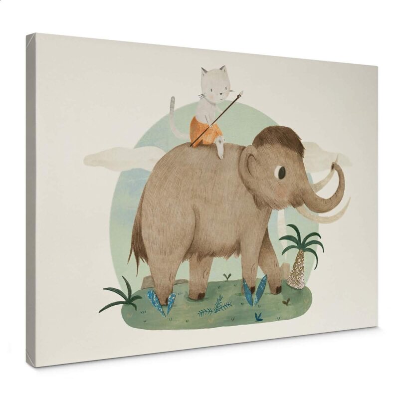 A.S. Création Leinwandbild Stone age Größe 70cm x 50cm