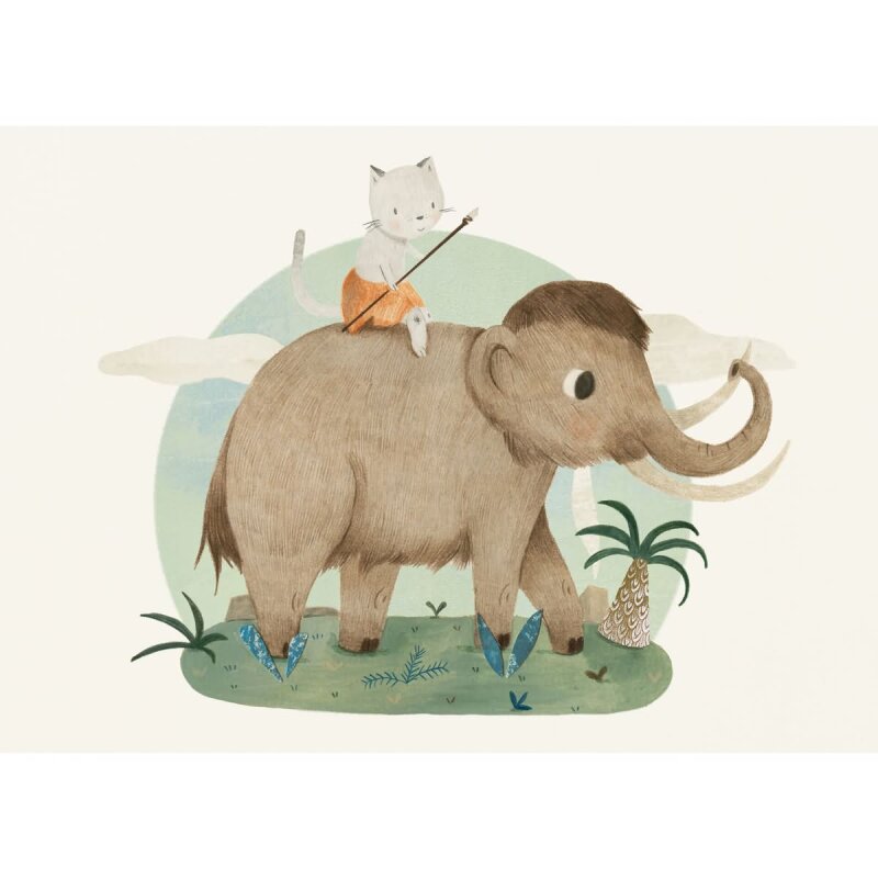 A.S. Création Leinwandbild Stone age Größe 70cm x 50cm