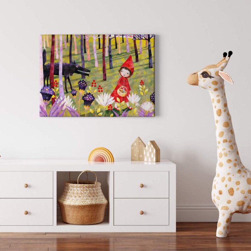 A.S. Création Leinwandbild Riding Hood Größe 70cm x 50cm