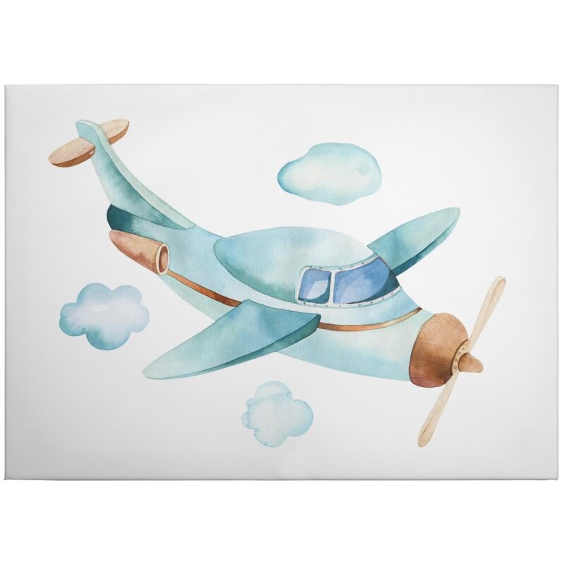 A.S. Création Leinwandbild Plane Größe 70cm x 50cm