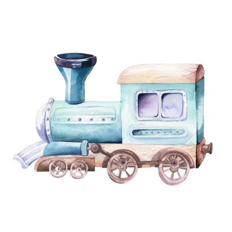 A.S. Création Leinwandbild Locomotive Größe 70cm x 50cm