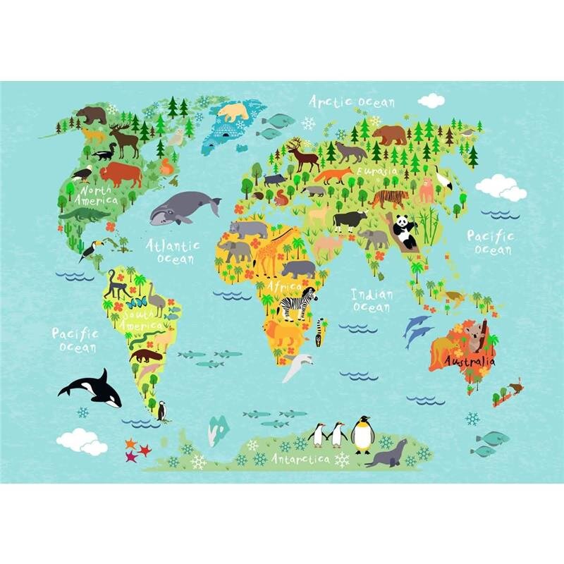 A.S. Création Leinwandbild Animal World Größe 70cm x 50cm