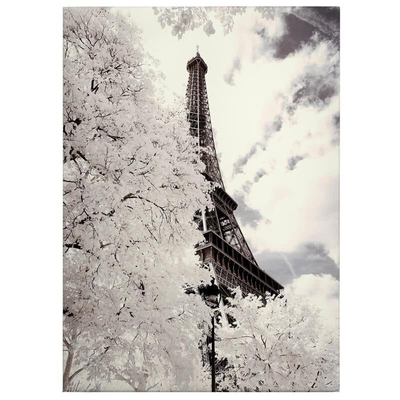 A.S. Création Leinwandbild White Paris Größe 50cm x 70cm