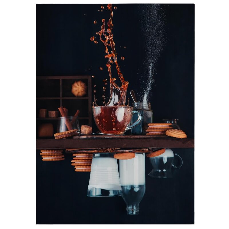 A.S. Création Leinwandbild Upside down Größe 50cm x 70cm