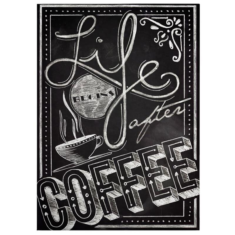 A.S. Création Leinwandbild LifeAndCoffee Größe 50cm x 70cm
