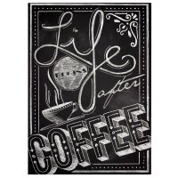 A.S. Cr&eacute;ation Leinwandbild LifeAndCoffee...