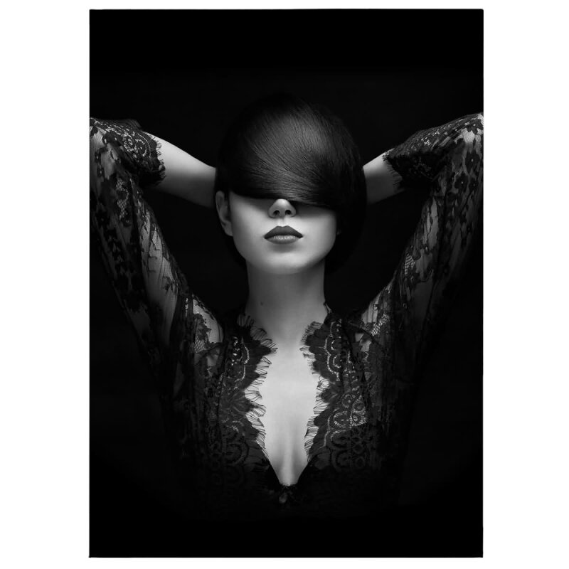 A.S. Création Leinwandbild Black tip Größe 50cm x 70cm