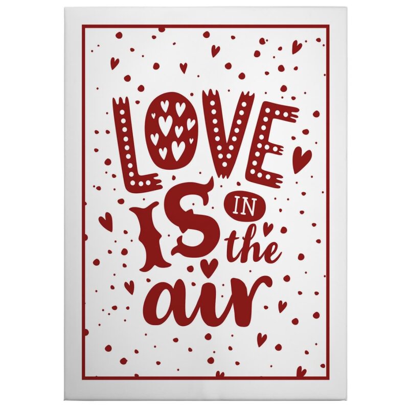 A.S. Création Leinwandbild LoveIsInTheAir Größe 50cm x 70cm