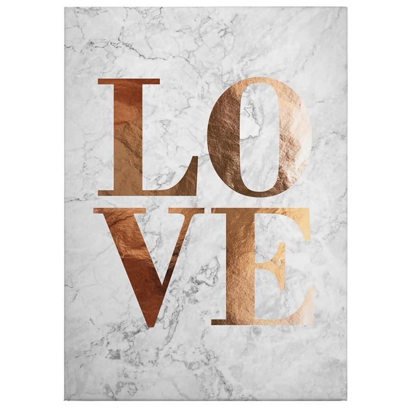 A.S. Création Leinwandbild Love 01 Größe 50cm x 70cm