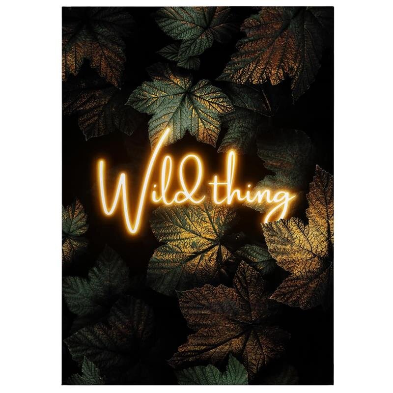 A.S. Création Leinwandbild Wild Thing Größe 50cm x 70cm